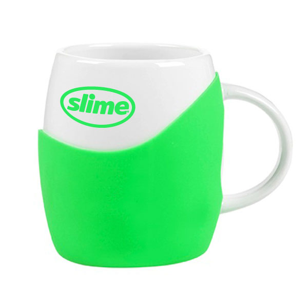 14 oz Rotunda with Silicone Band Mug 40