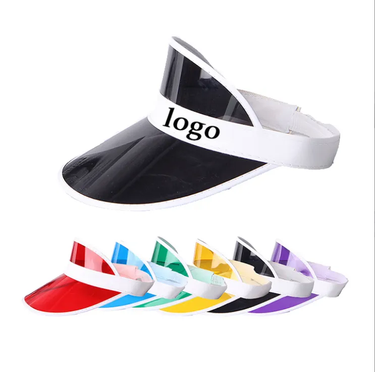 Plastic Clear Sun Visor Hat 3