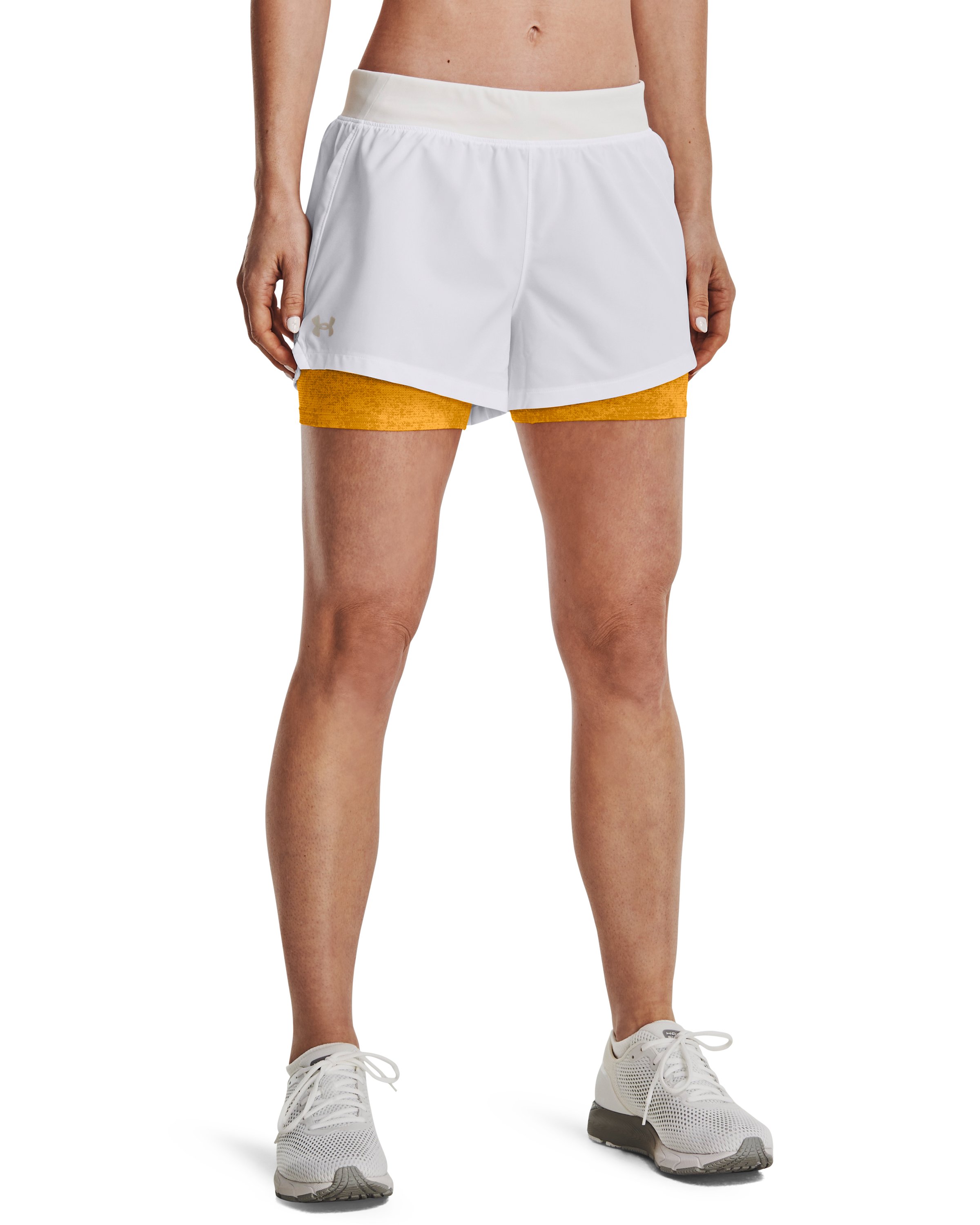 UA Iso-Chill Run Women's 2-in-1 Shorts 1