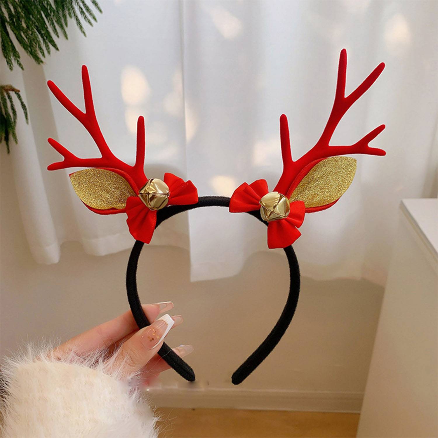 Chirtmas headband beautiful headwear cute antler 3