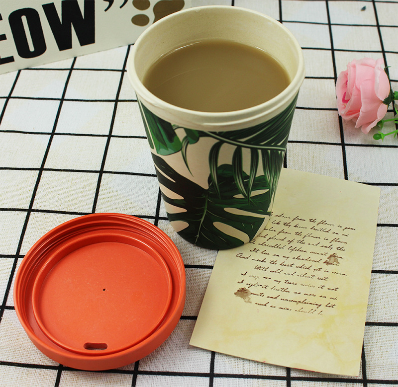 17 Oz. Bamboo Fiber Coffee Cups 2