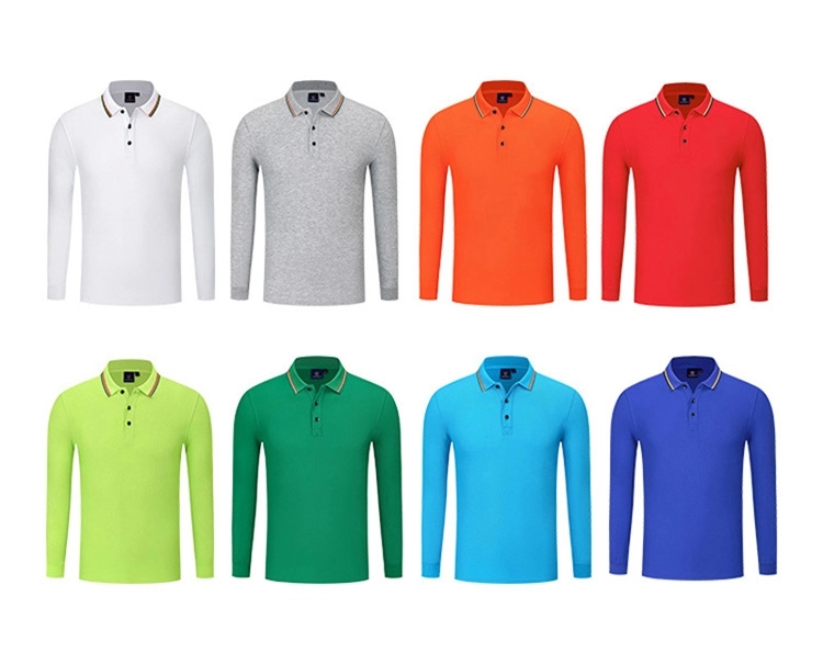 Long Sleeve Polo Shirt 8