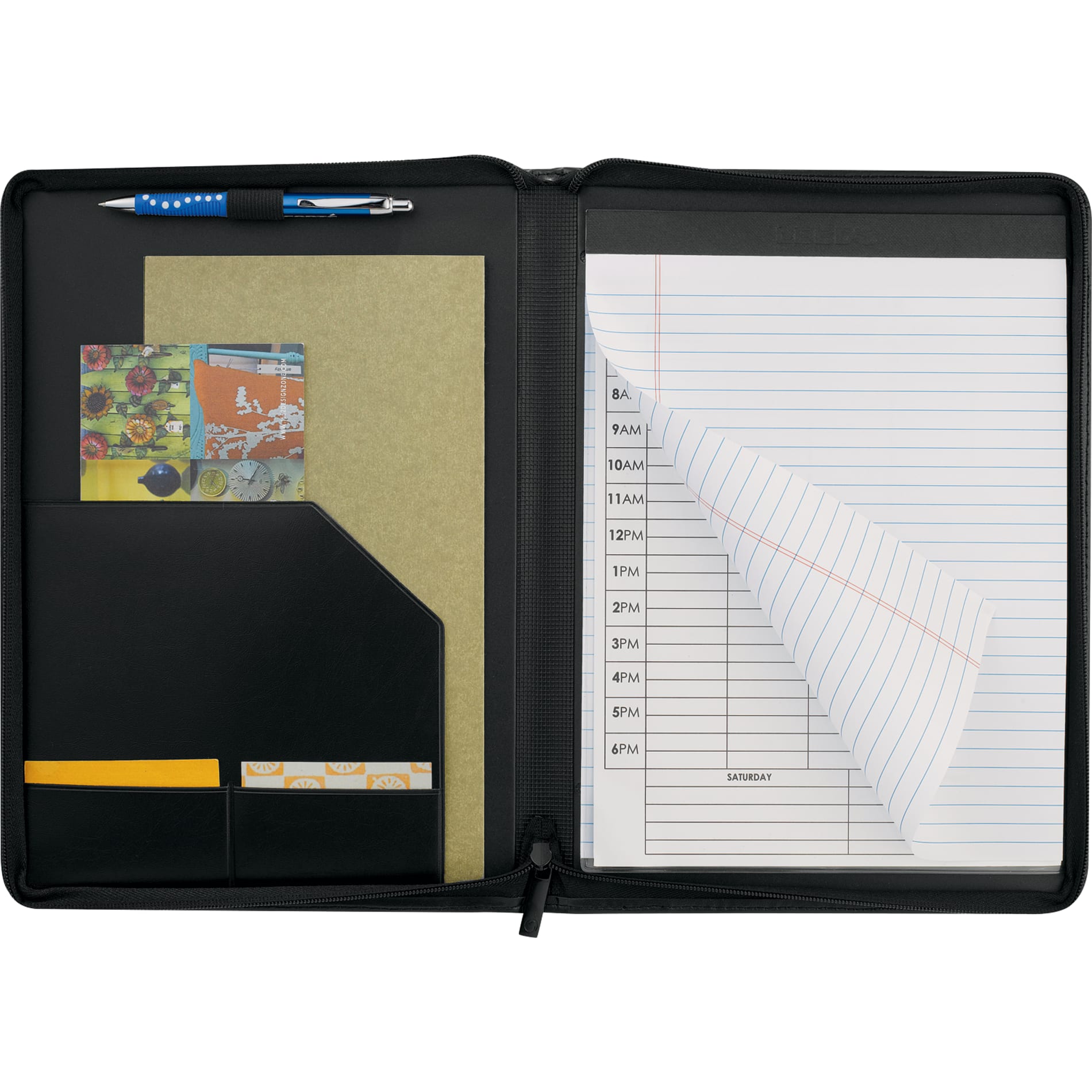 FSC® Mix Windsor Impressions Zip Padfolio 9