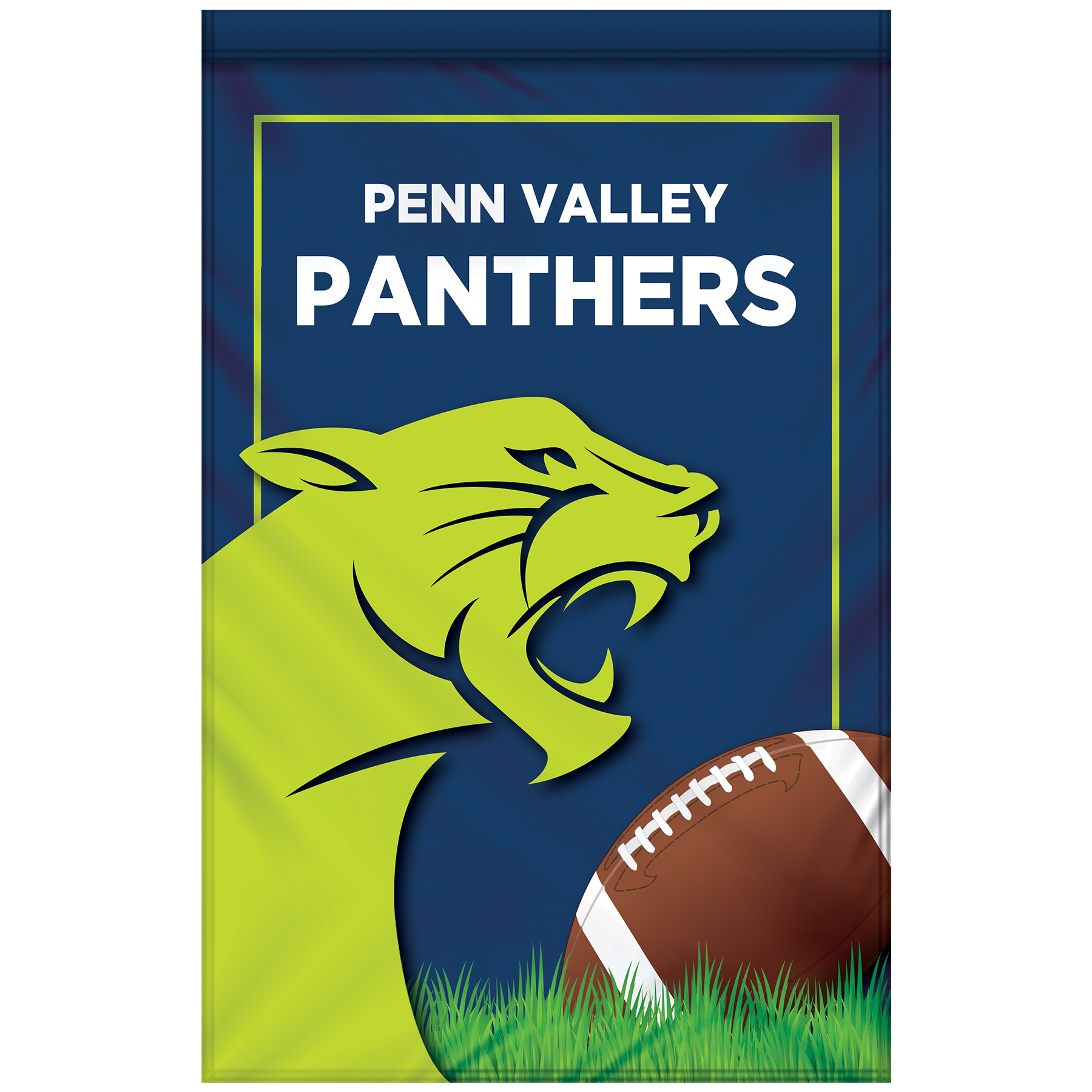 14" x 20" Custom Double Sided Garden Banner 11