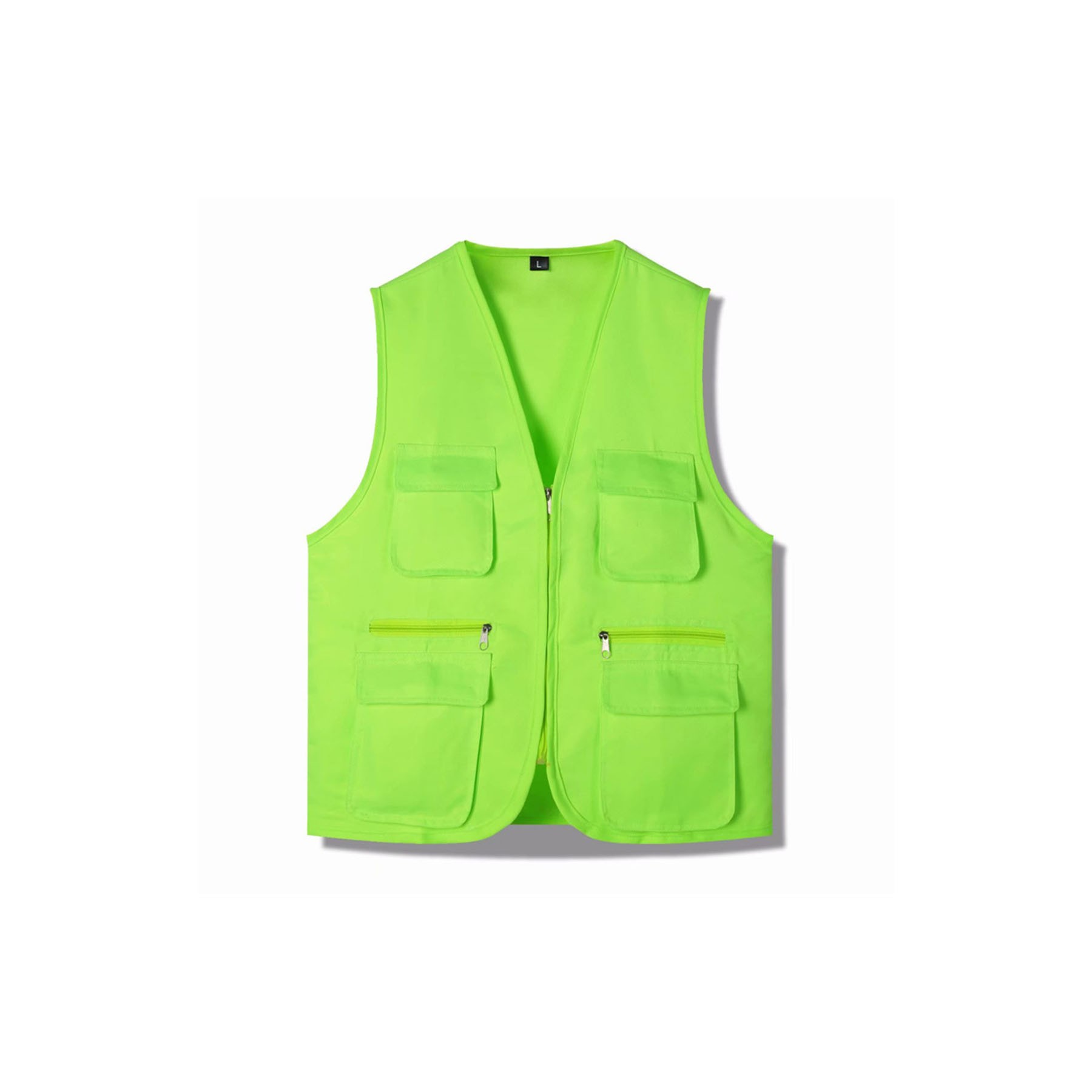 Multi-Pocket Work Clothes Vest Volunteer Vest 14