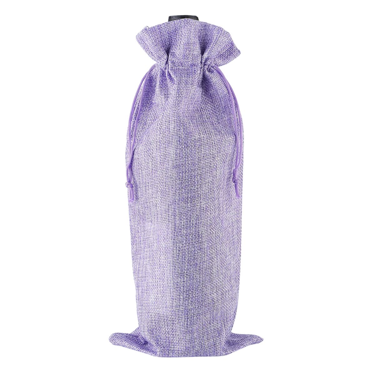 Wine Gift Pouch Burlap Fabric Reusable 5