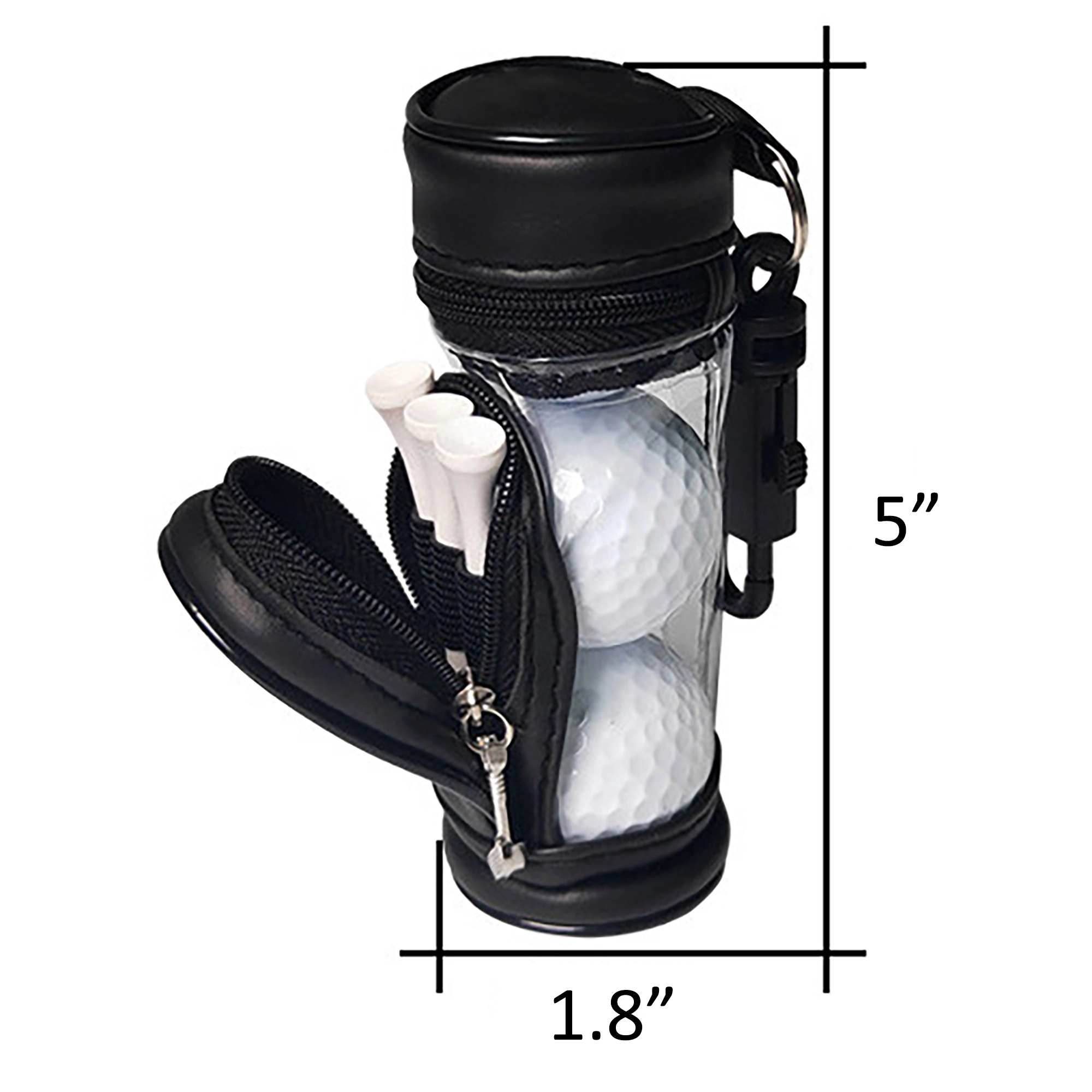 MOQ 100pcs Mini Golf Ball Storage Bag Three 6