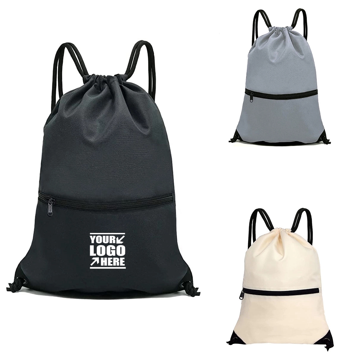 Drawstring Backpack Bag Sport Gym Sackpack 1