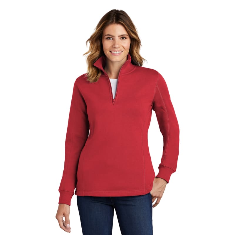 Sport-Tek Women's 1/4-Zip Sweatshirt. 35