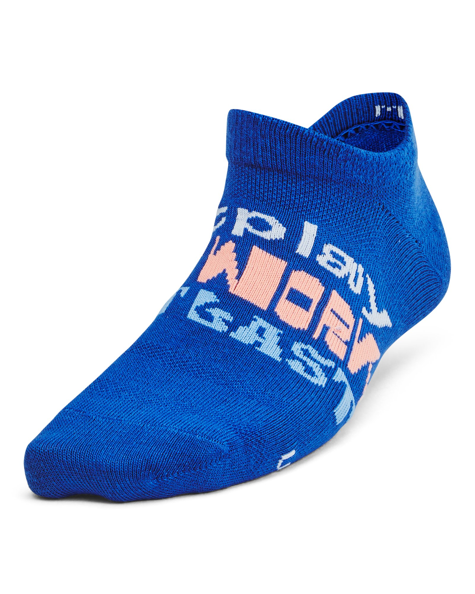 UA Essential Kids' 6-Pack No-Show Socks 5