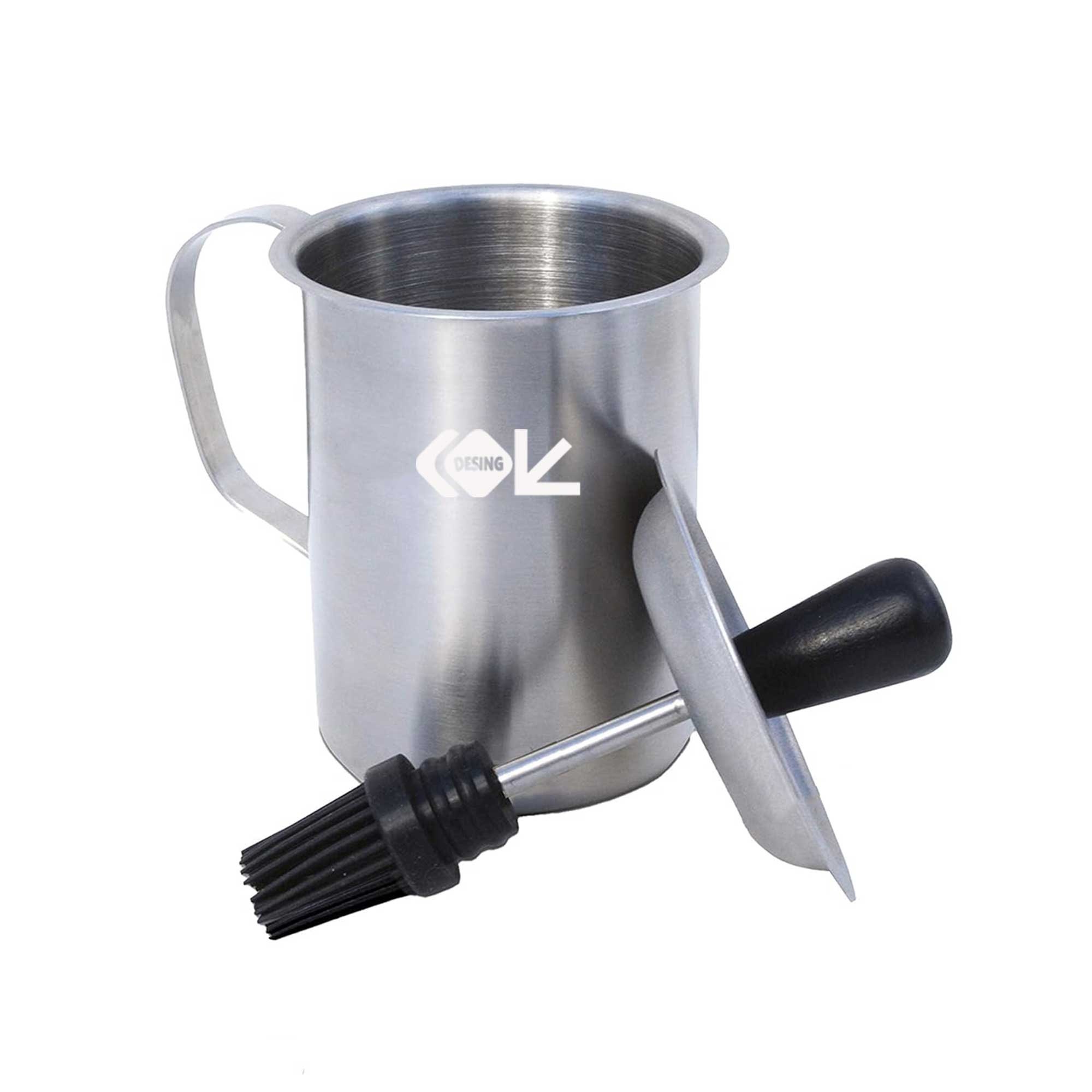 Stainless Steel Basting Pot with Brush 2
