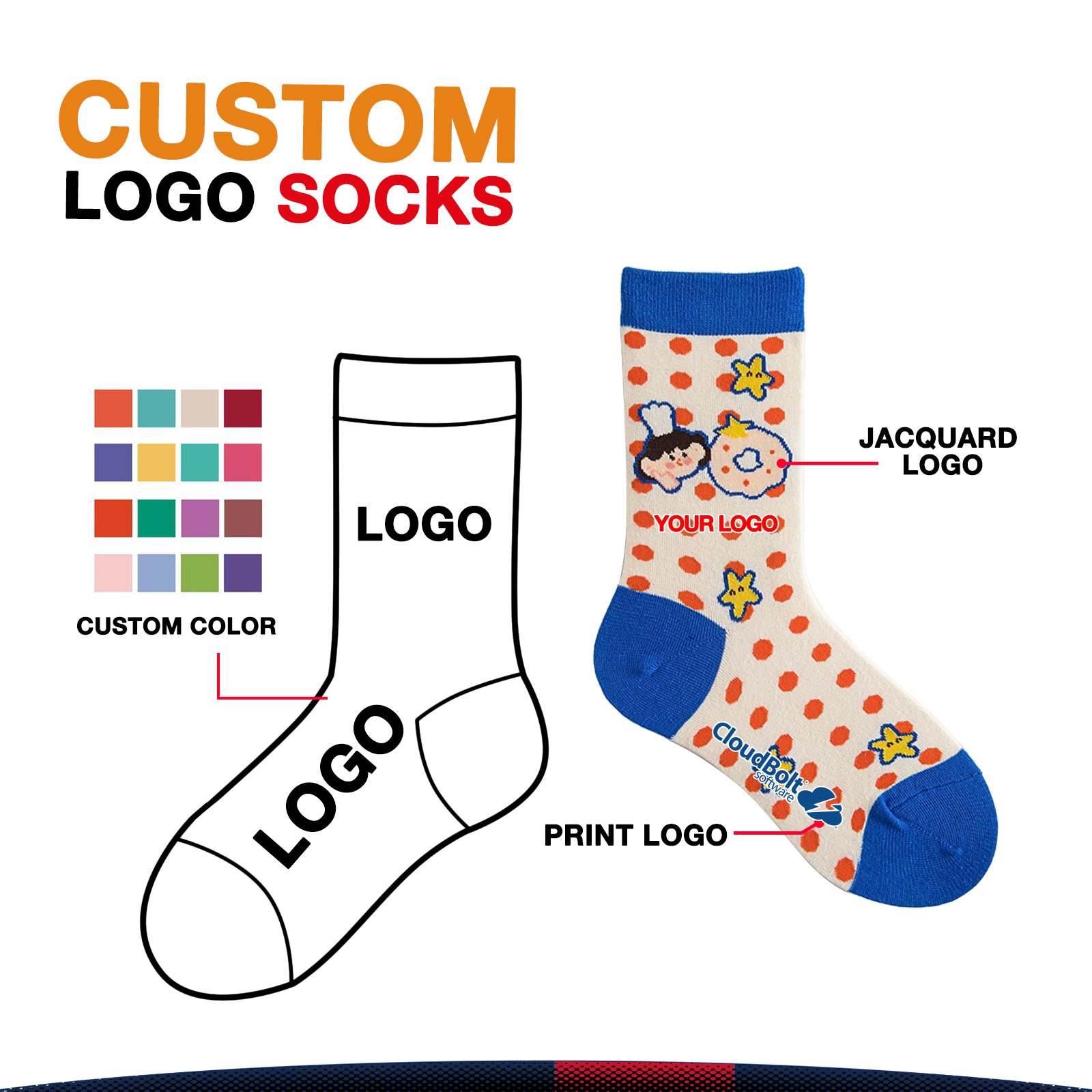 Novelty Print Socks 2
