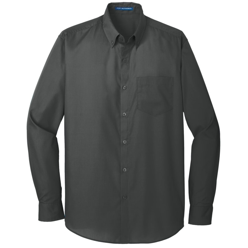 Port Authority Long Sleeve Carefree Poplin Shirt. 11