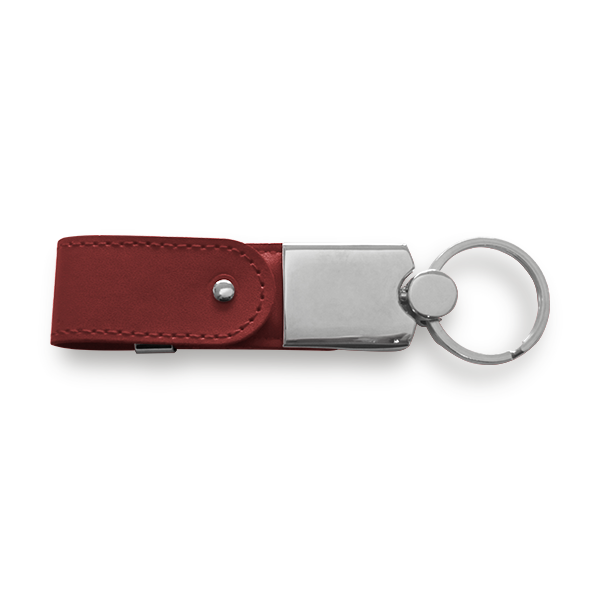 Joliet Leather Swivel USB Key Chain 16