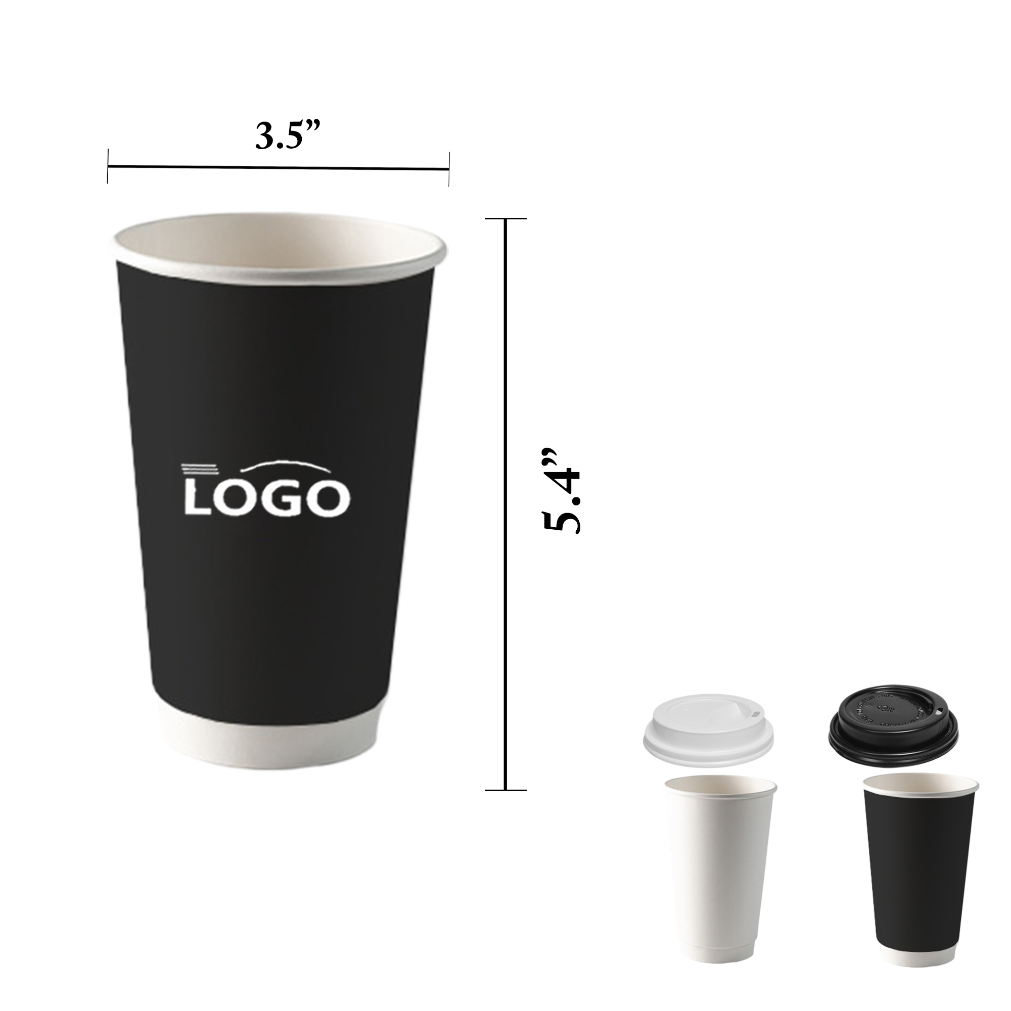 Insulated Thick Double Layer Coffee Cups 2