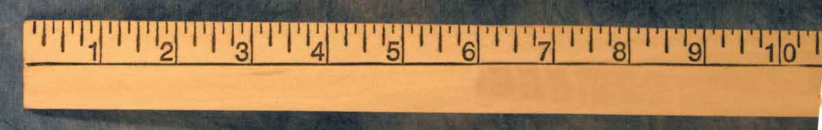 Light Natural Wood Yardstick 2