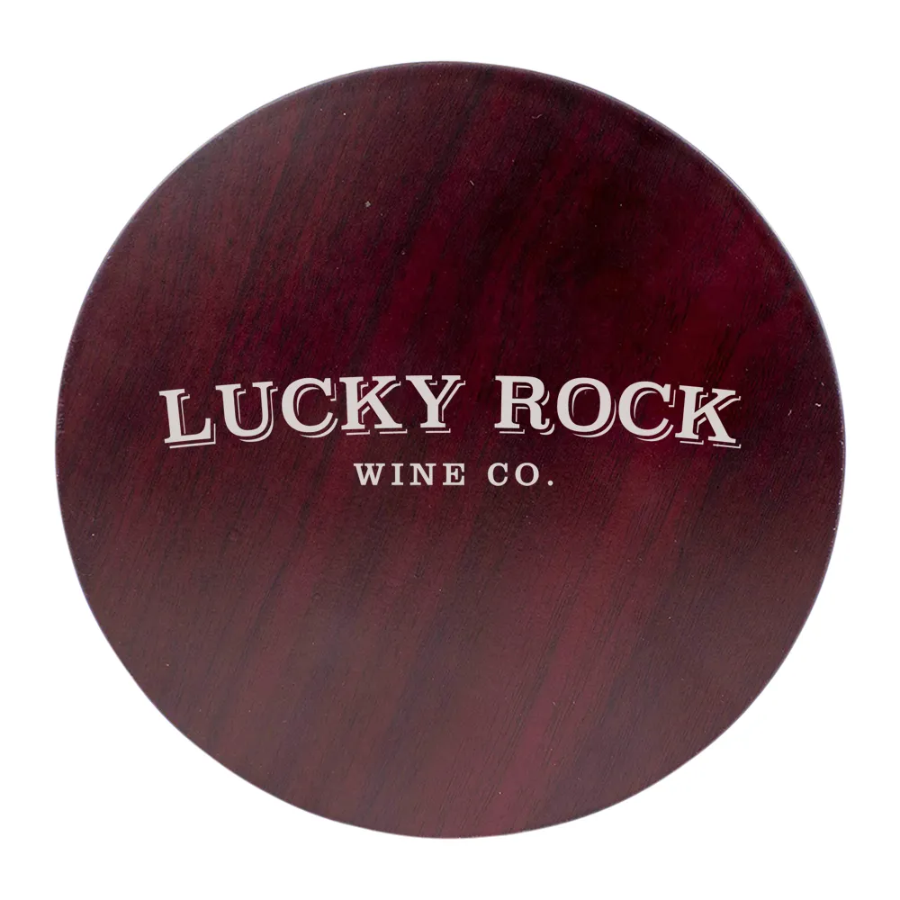 4-Piece Corkscrew Set with Round Wood Case (Redwood) 5