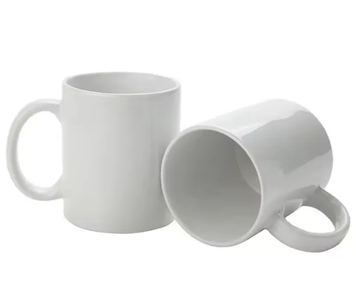 Coffee Mug White Ceramic Cup With Handle 6