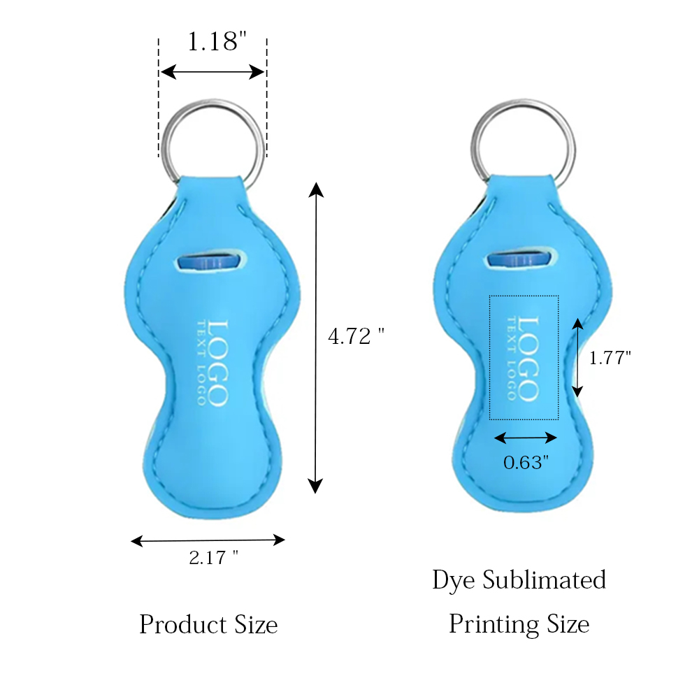 Custom Chapstick Holder Keychain 13