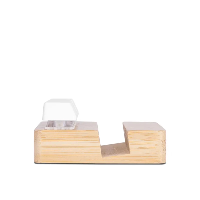 Bamboo Stand & Keypad Stress Reliever 3