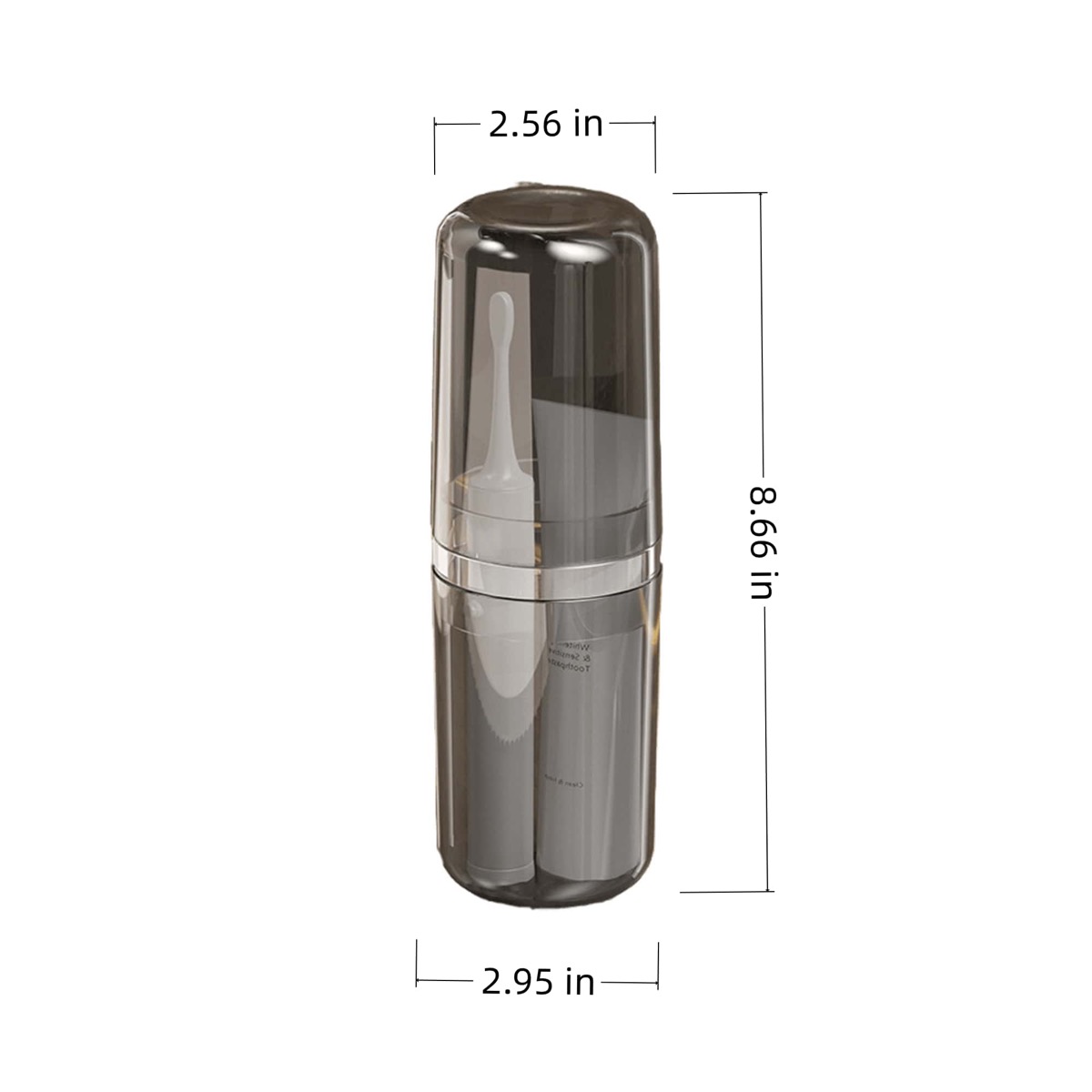 Travel Storage Integrated Mouthwash Toothbrush Cup 1