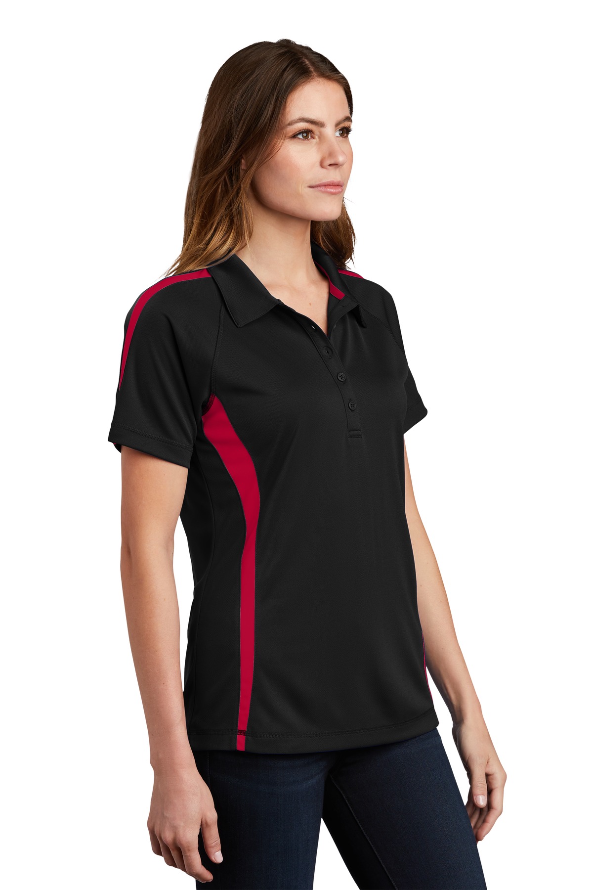Women's PosiCharge Micro-Mesh Colorblock Polo