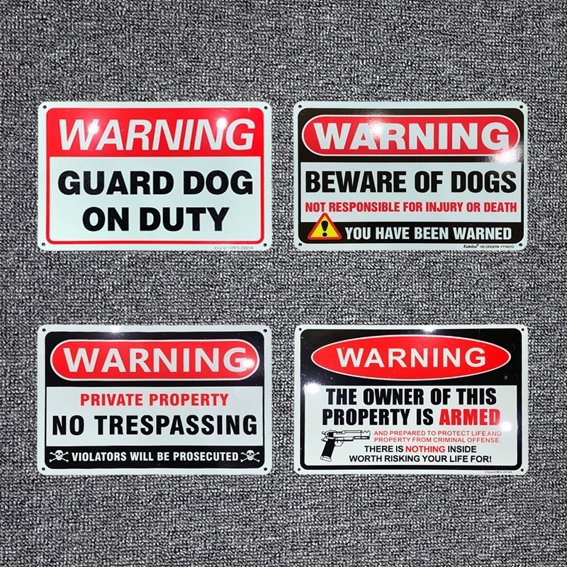 Custom Aluminum Warning Signs 7