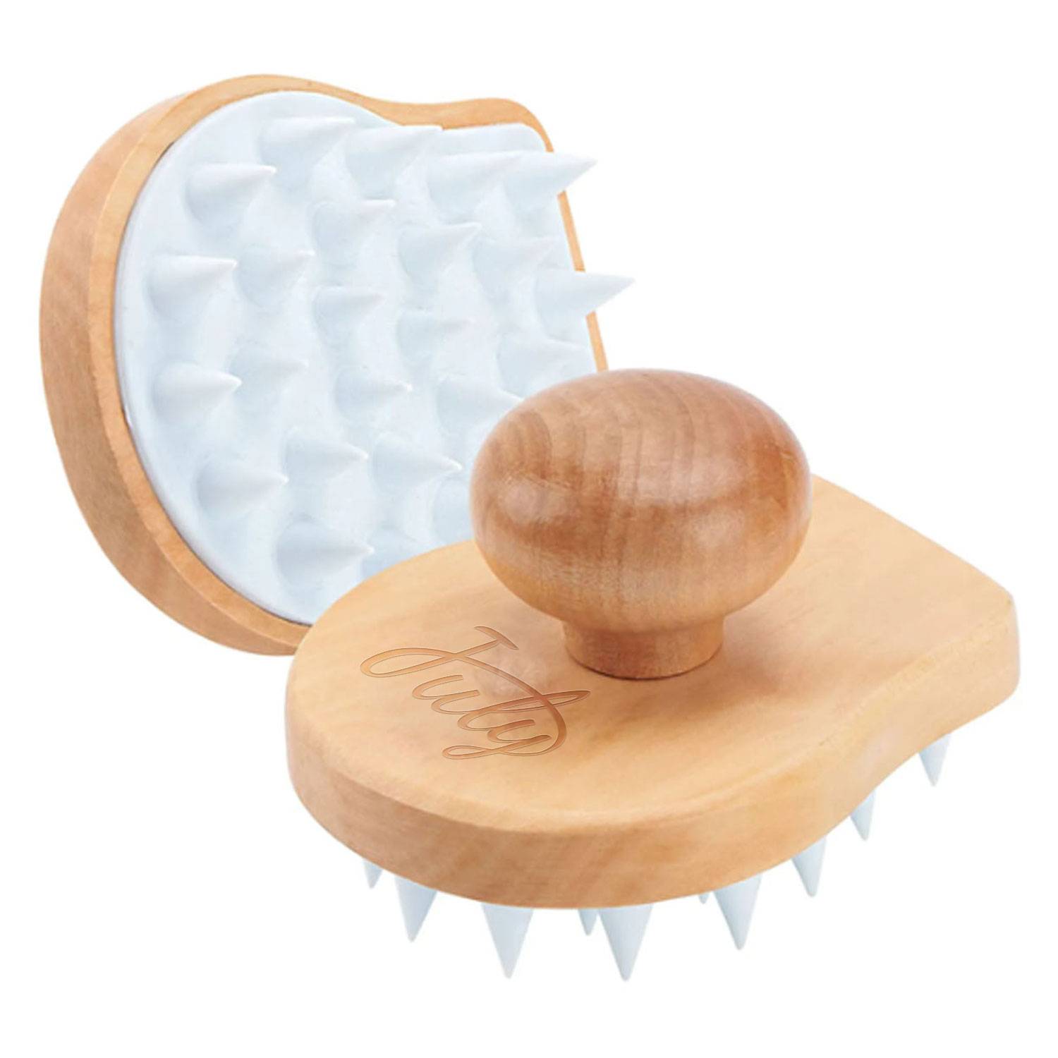 Wooden Scalp Massager Shampoo Brush