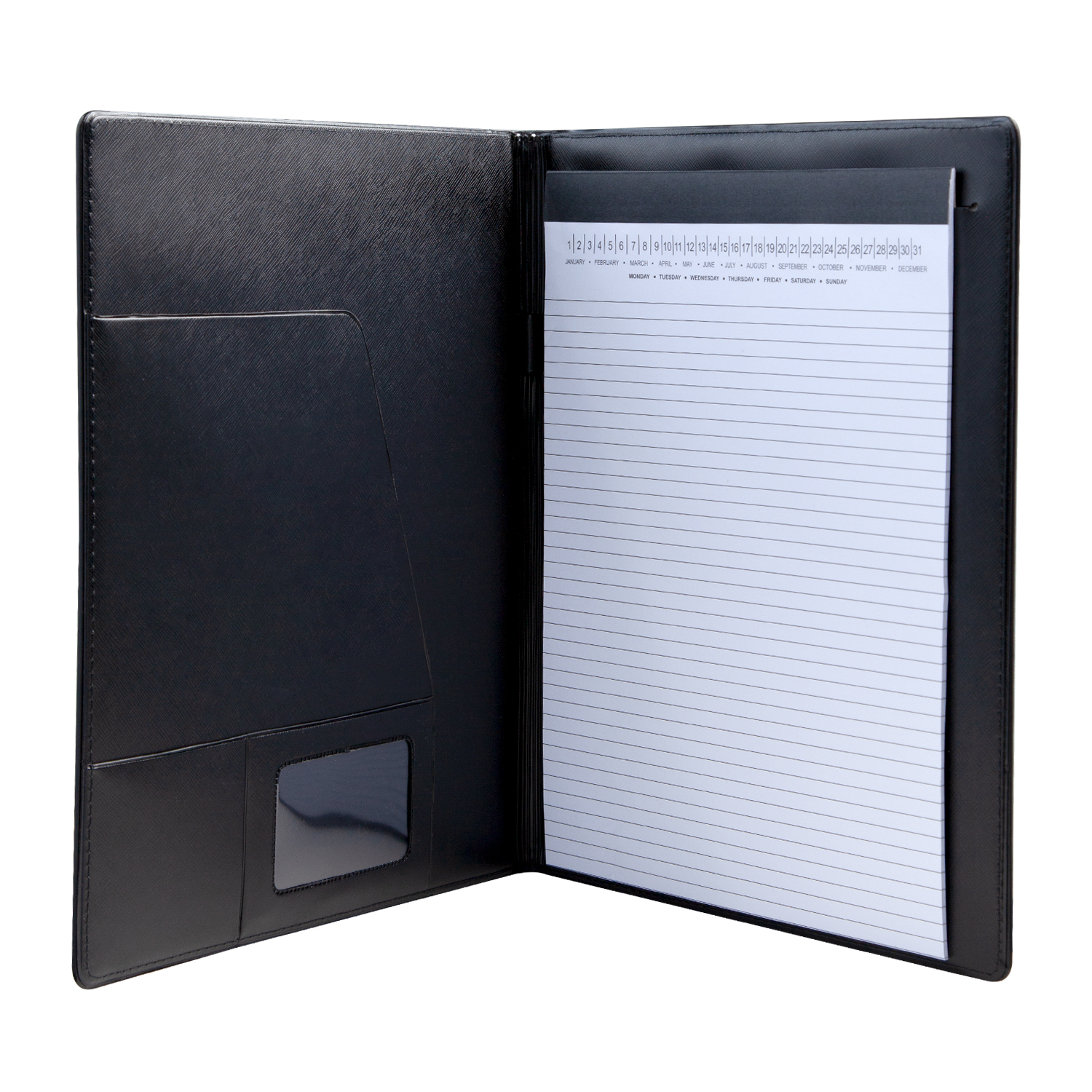 The Assistant Black Leather Portfolio 2