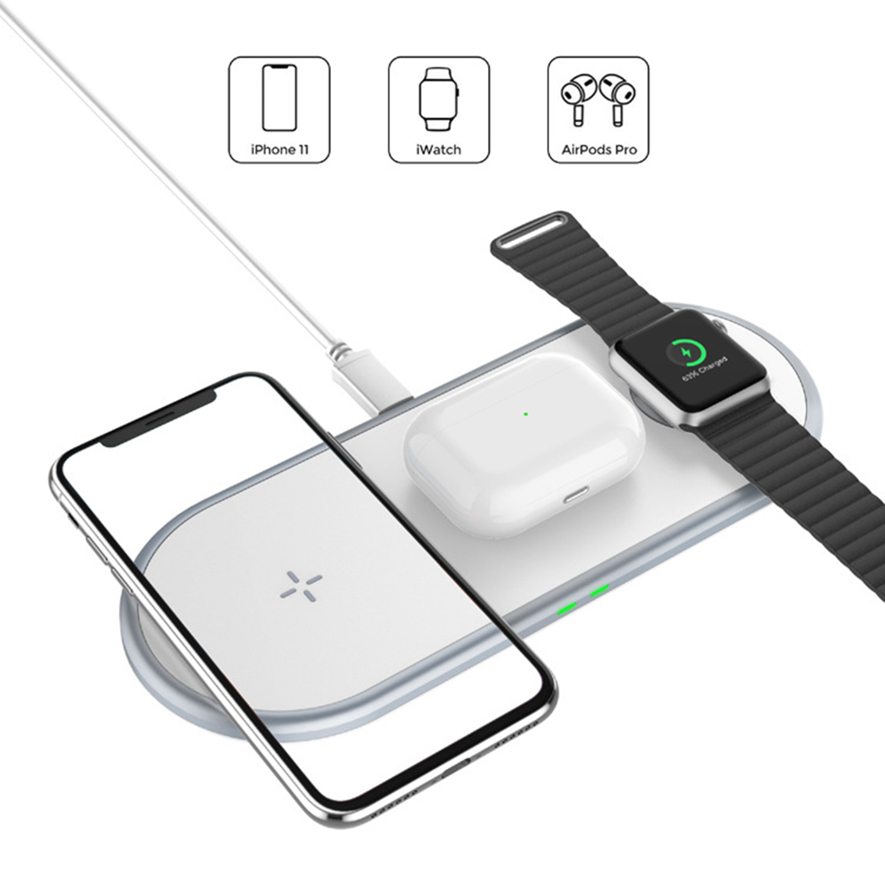 Portable 15 W Wireless Charger 3