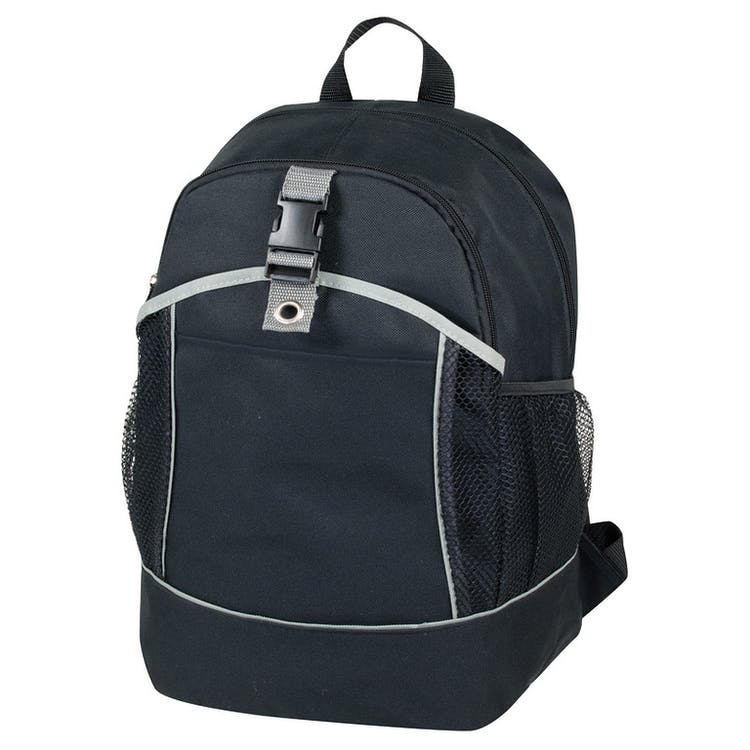 17" Classic Backpacks - Black Side Mesh Pockets 2