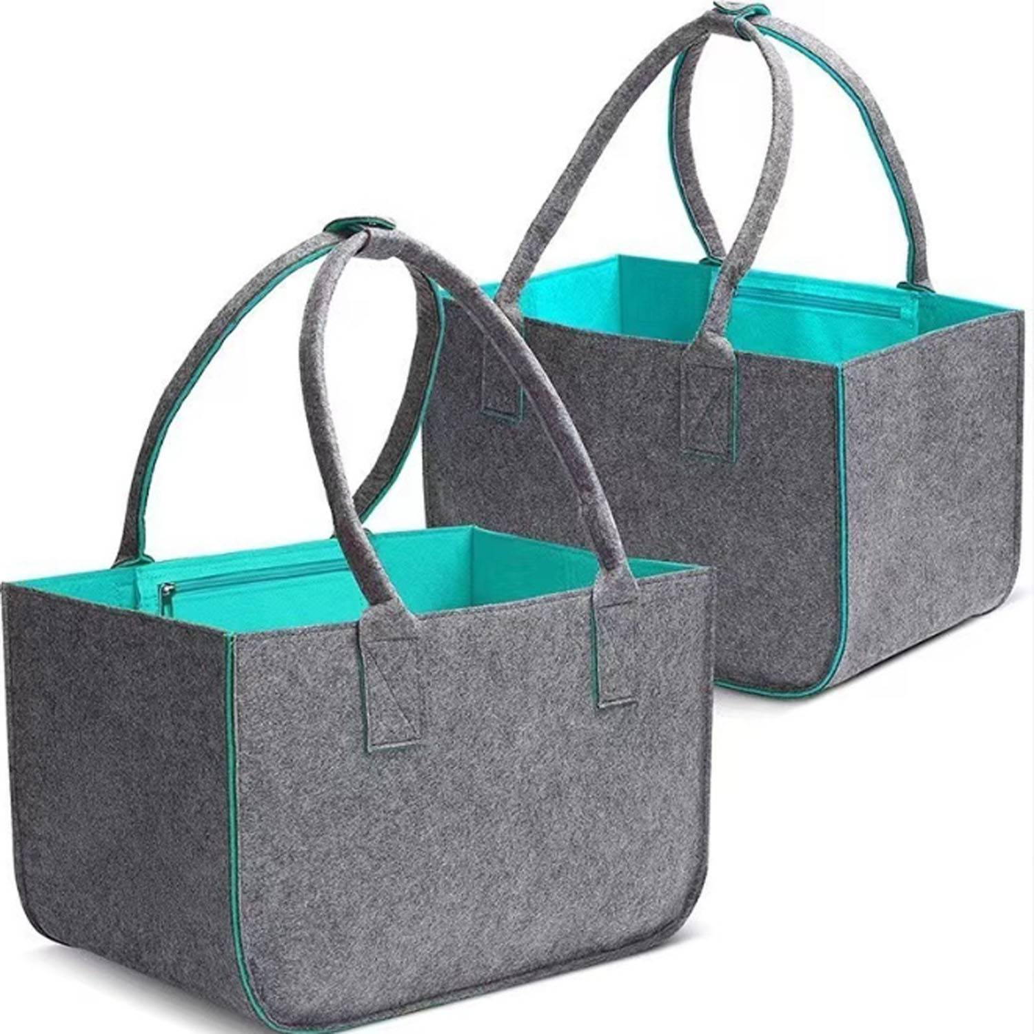 Foldable Felt Shopping Tote Bag, custom tote bag with logo imprint 13