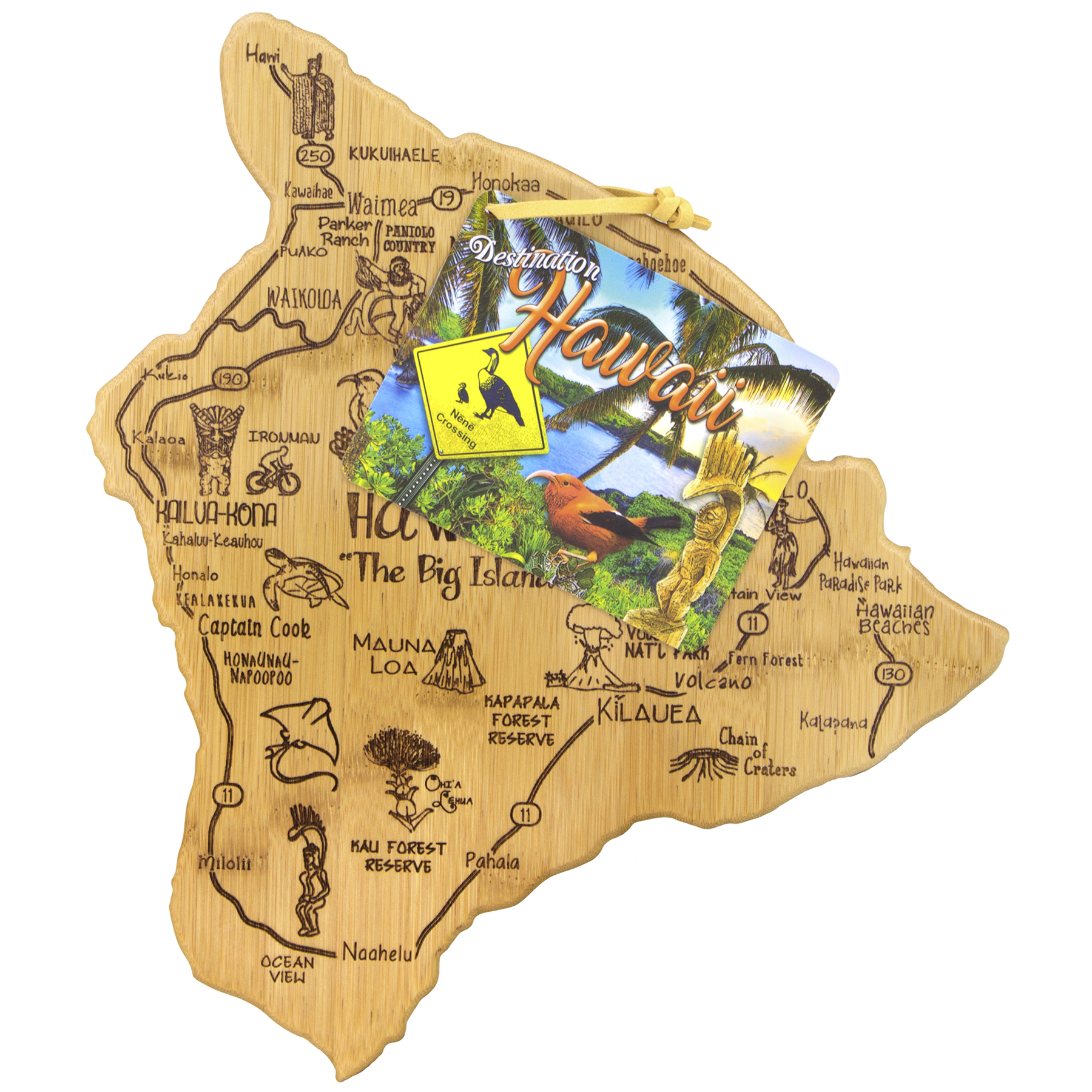 Destination Hawaii Big Island Cutting & Serving Board 10