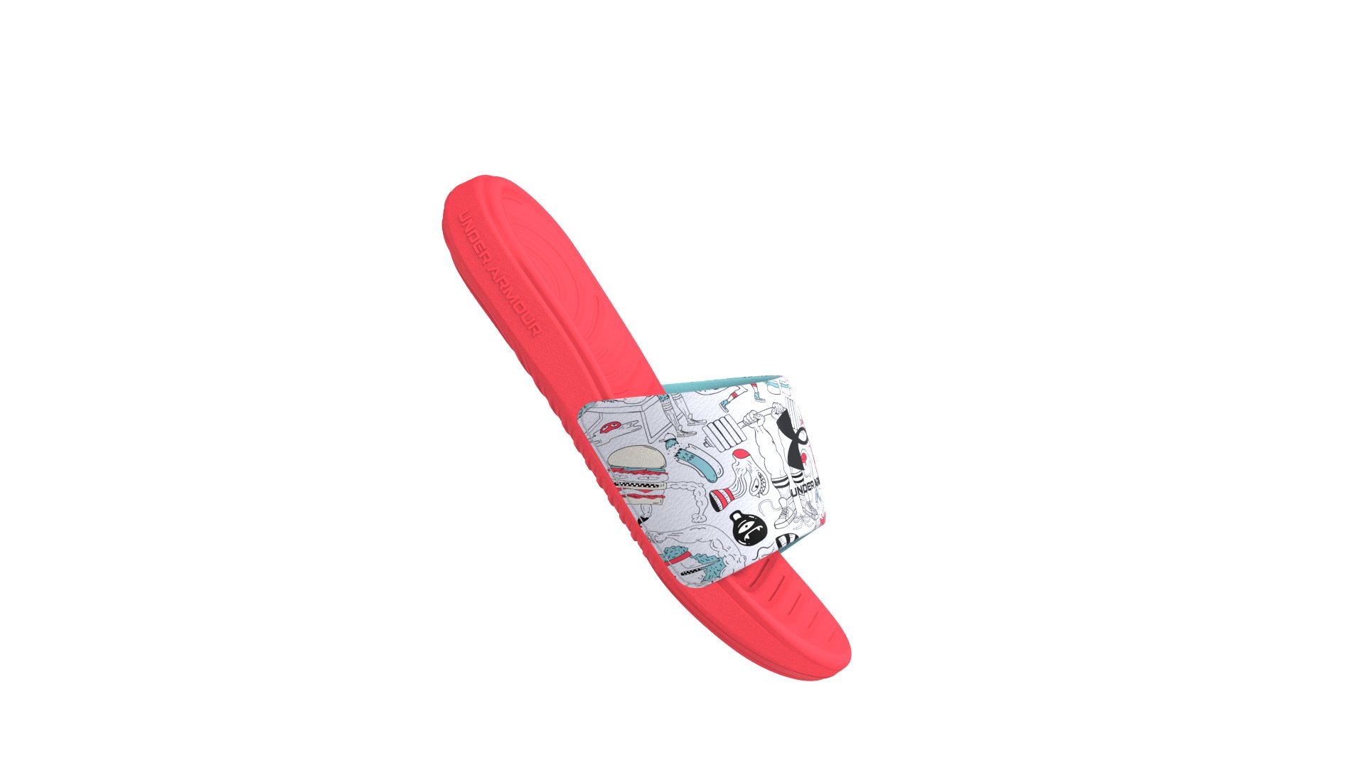 UA Ansa Graphic Boys' Slides 21