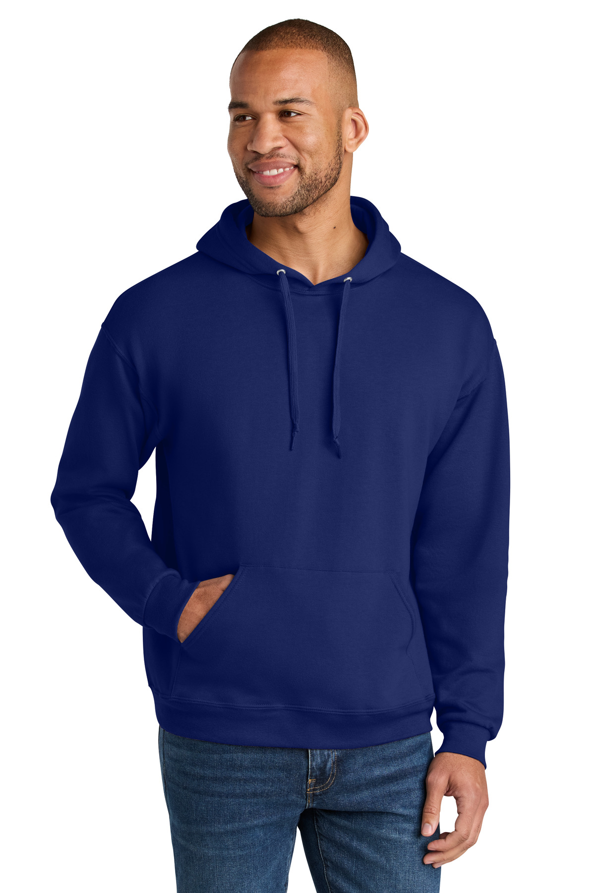 Jerzees Ultimate Unisex CVC Ring Spun Hooded Sweatshirt IC49M 13