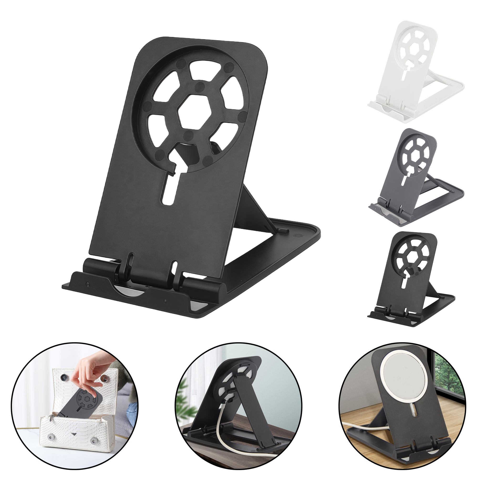 Magnetic Phone Stand Holder with Wireless Charging 4
