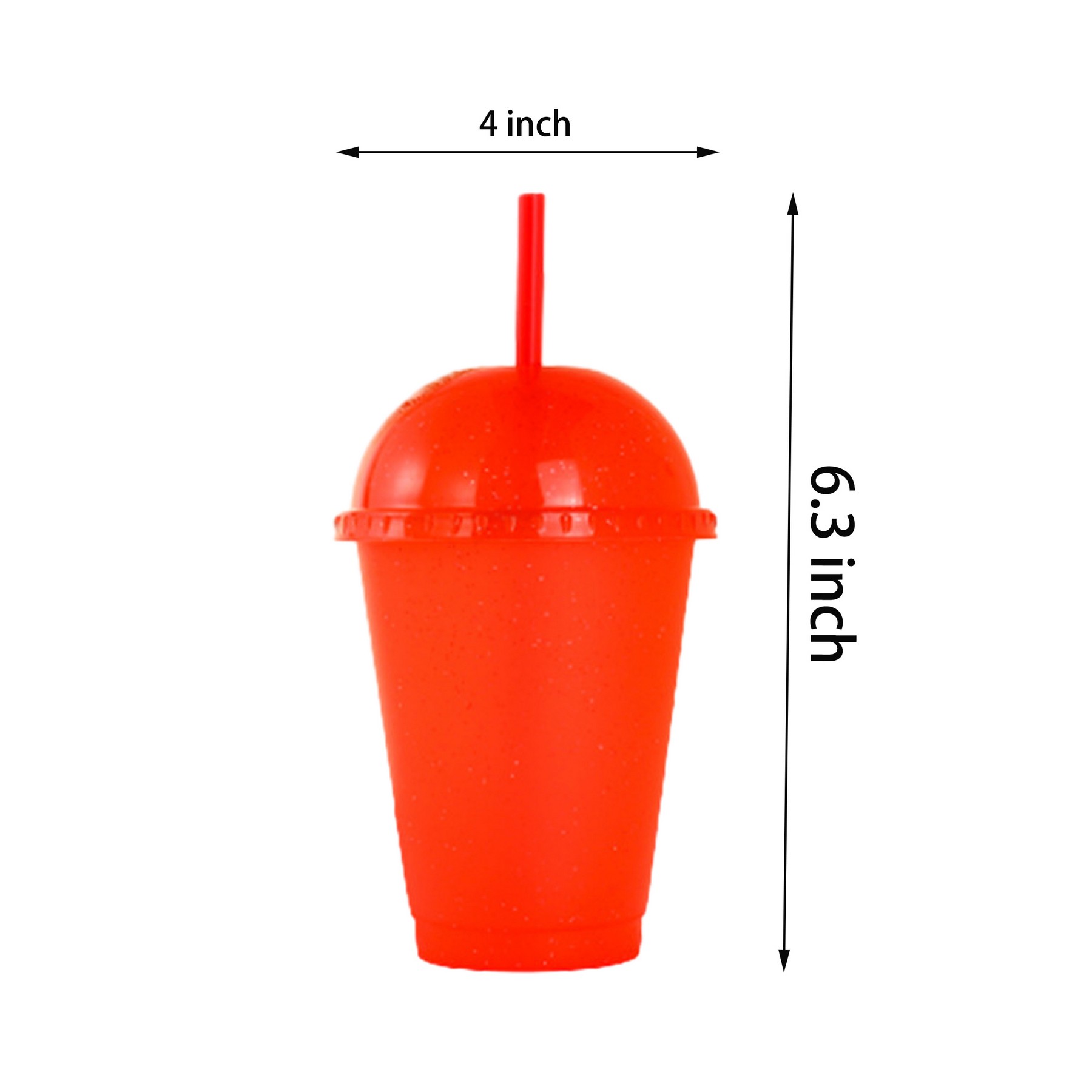Plastic Smoothie Cups with Dome Lids 2