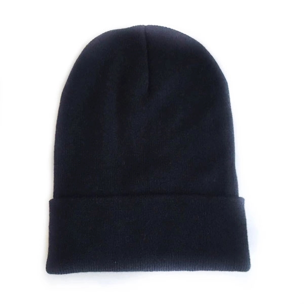 Embroidered Acrylic Knit Beanie with Cuff 15