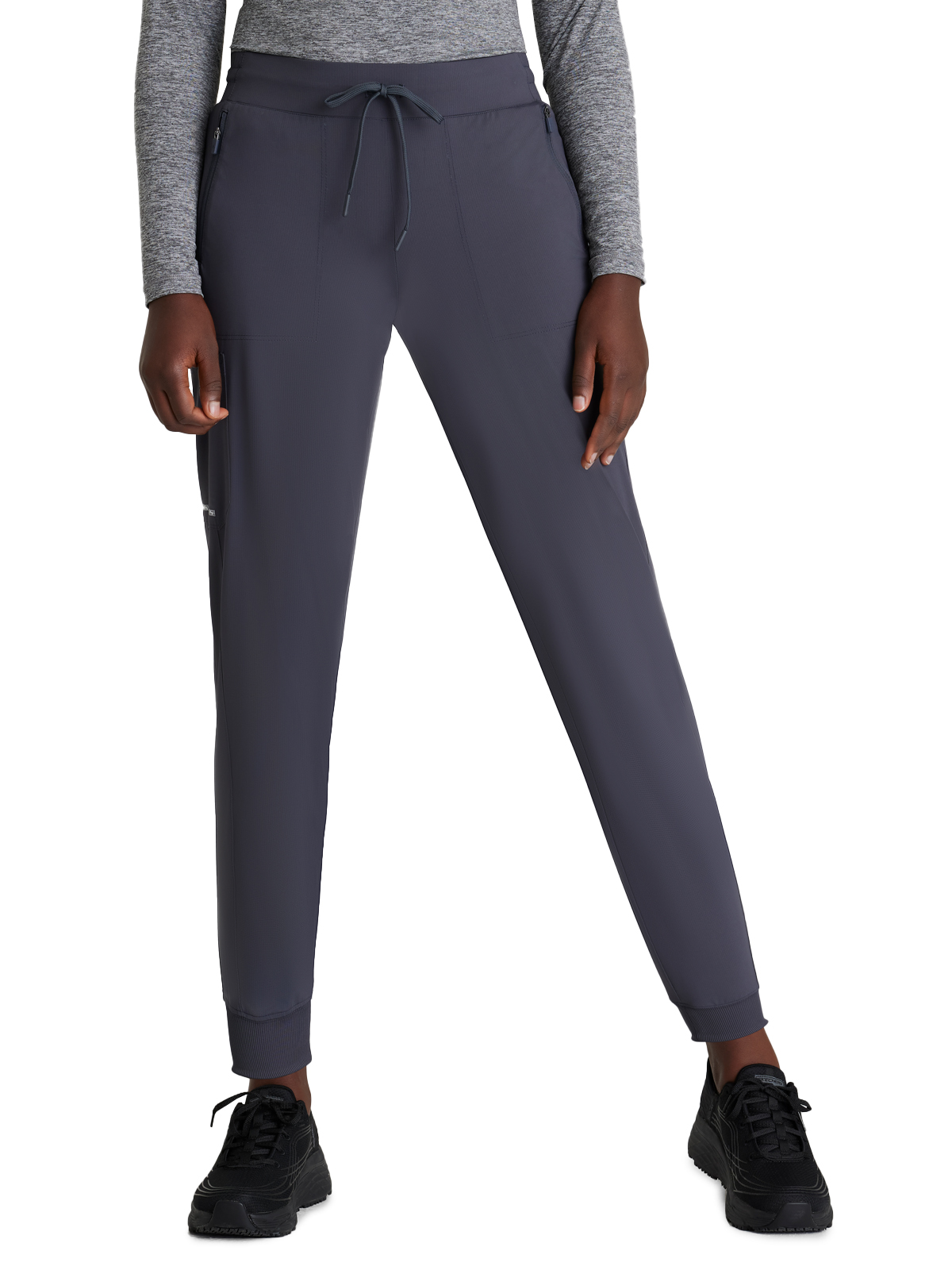 Skechers Slip-Ins - Women's Five-Pocket Ribbed Cuff Pace Jogger Scrub Pant