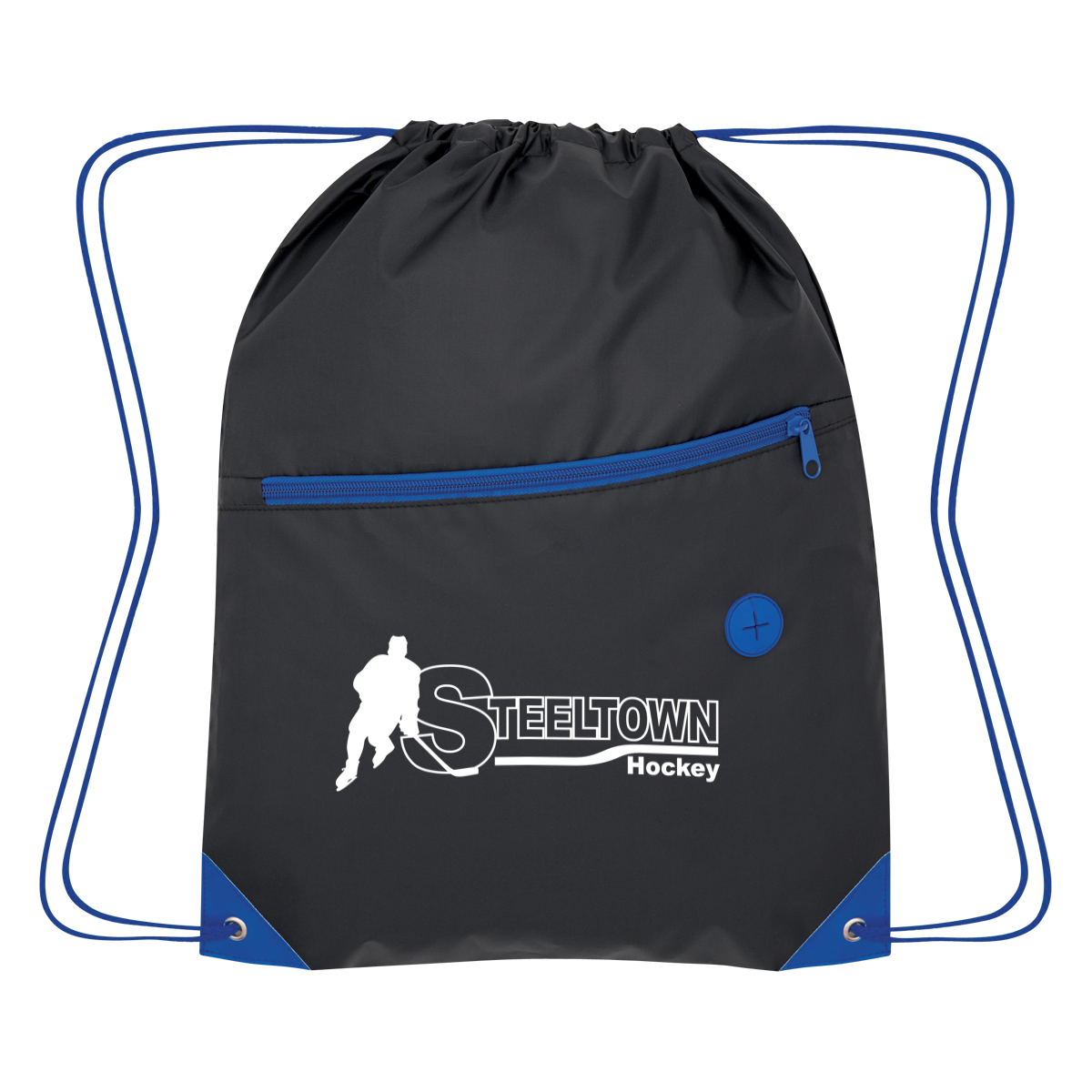 Color Pop Recycled Drawstring Bag 13