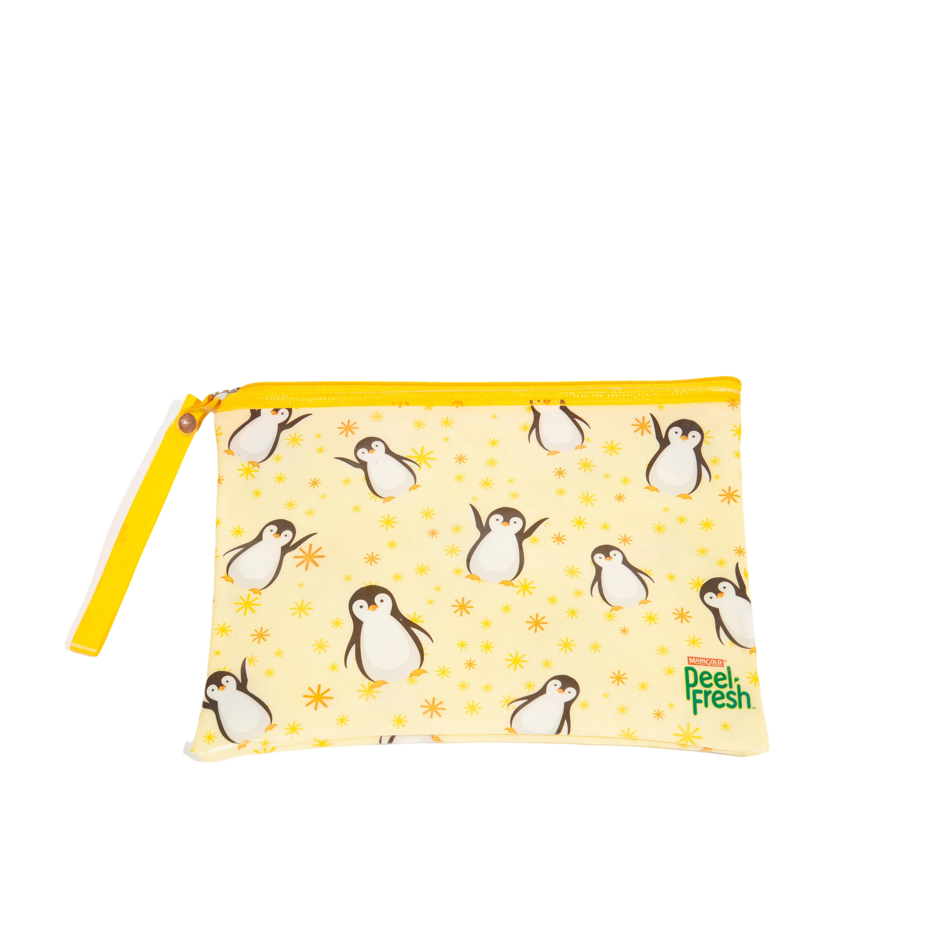 Penguin Print Zipper Pouch 3