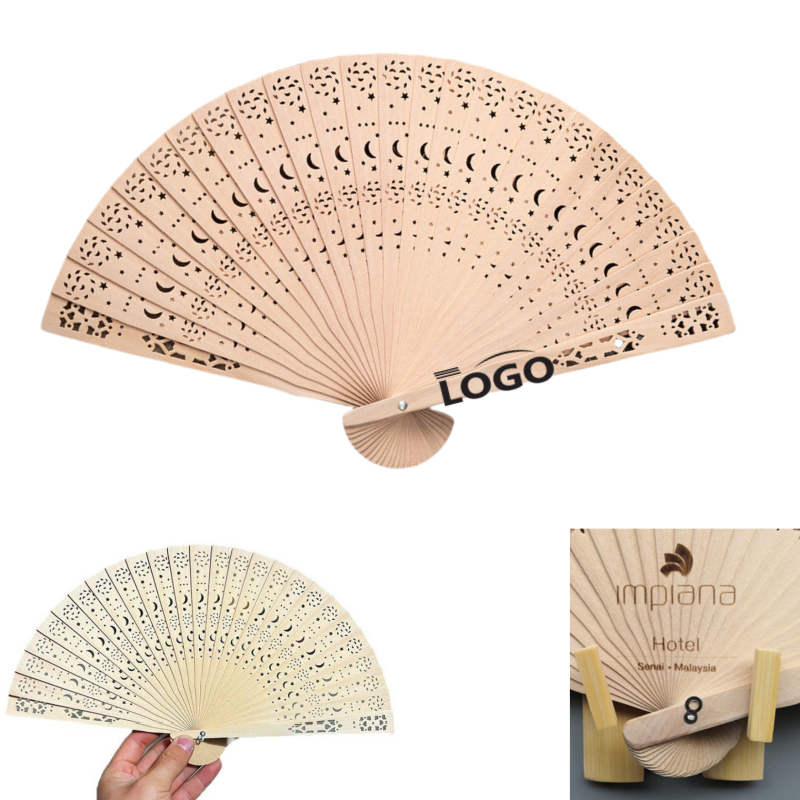 Personalized Carving Summer Folding Hand Fan 3