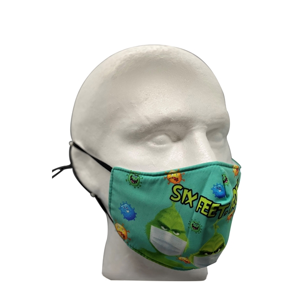 5-Ply Reusable Face Mask with Adjustable Ear Loops 3
