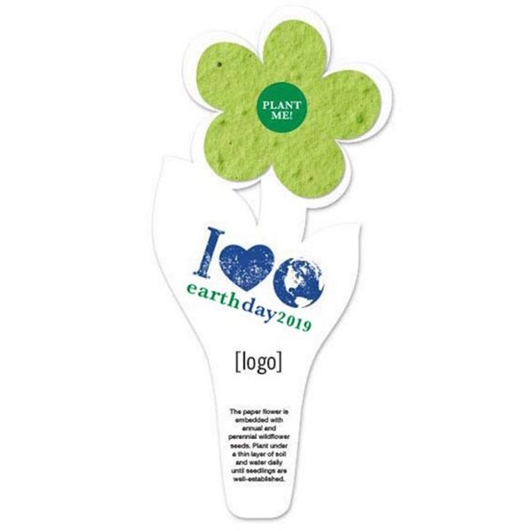 Seed Paper Flower Bookmark 11