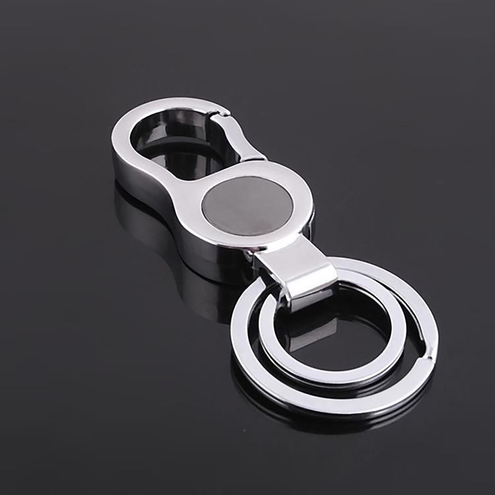 Double Ring Metal Buckle Key Chain 2