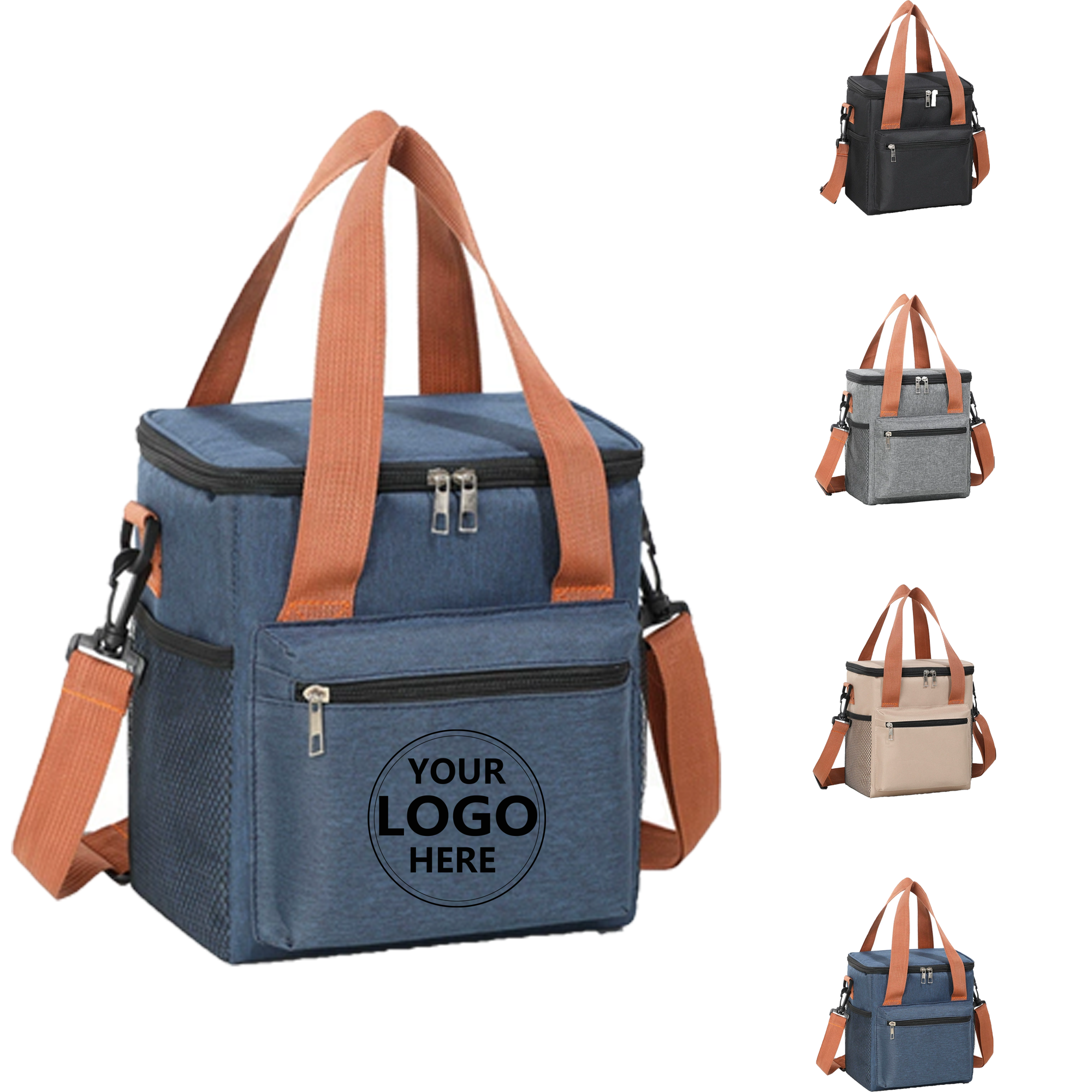 Double Layered Oxford Insulated Lunch Tote 3