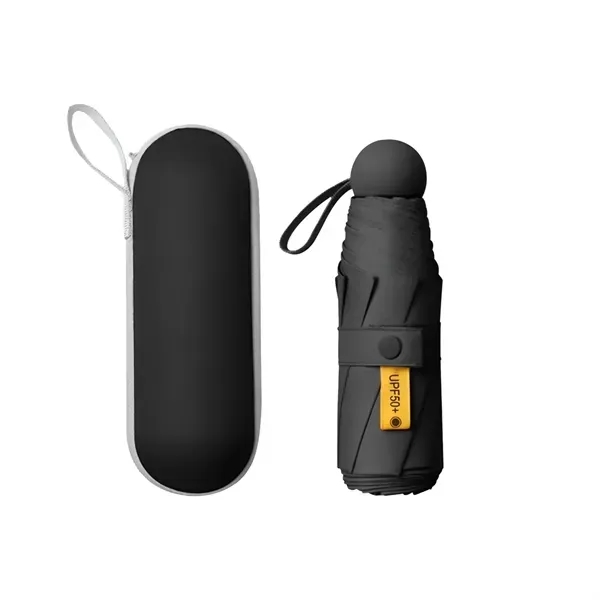 Compact UV-Protective Folding Umbrella with Case 21