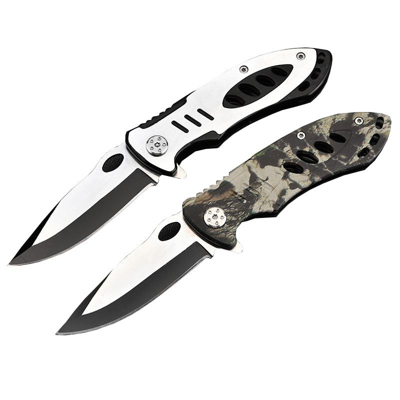 Camouflage Stainless Steel Folding Pocket Knife 4
