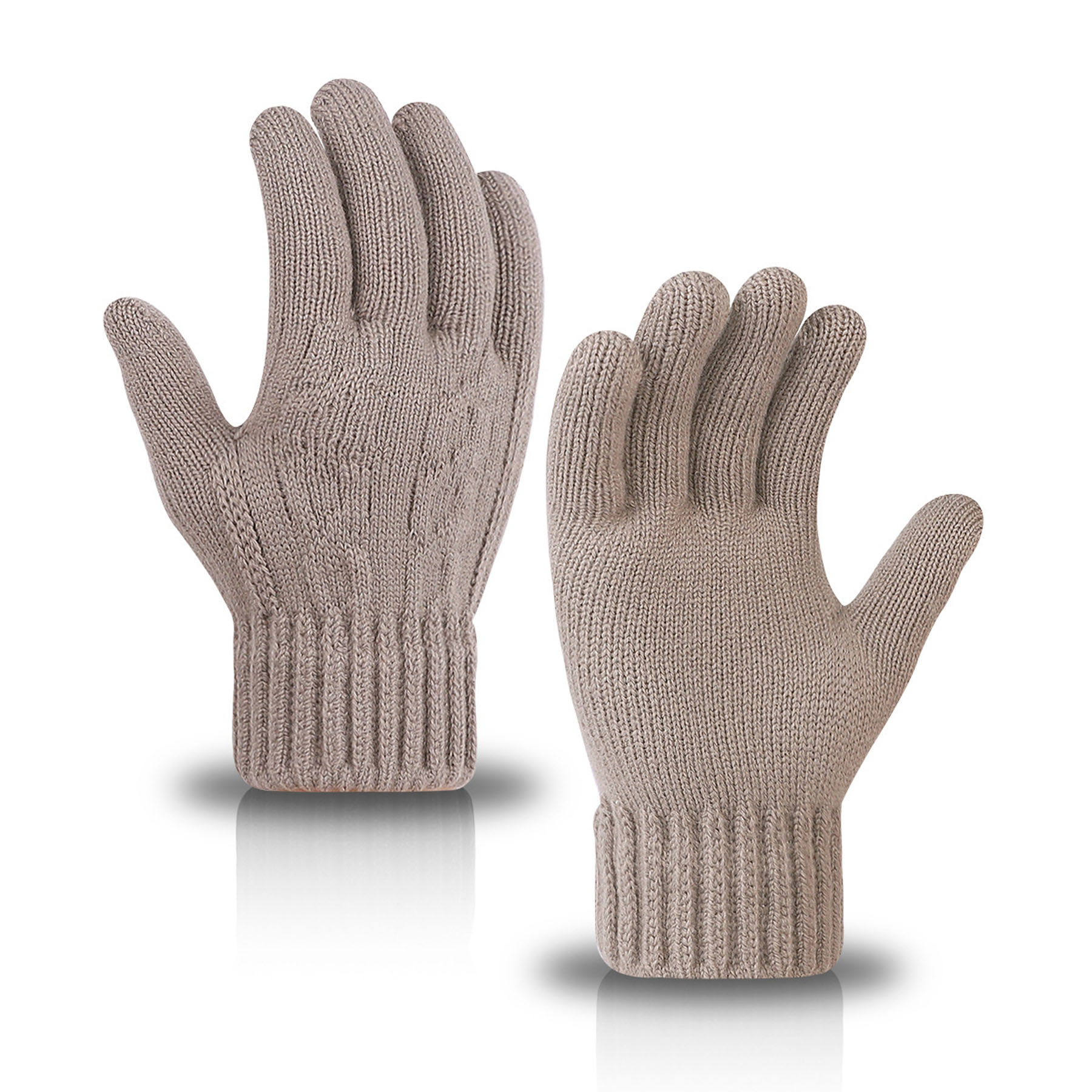 Knitted Fleece-Lined Gloves 3
