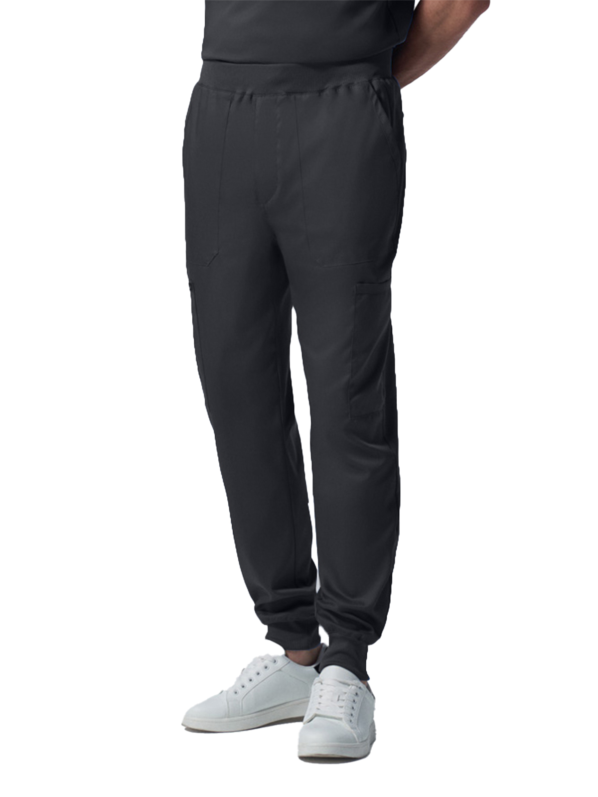 Landau - ProFlex - Men's Seven-Pocket Mid-Rise Rib-Knit Elastic Waist Jogger Pant 35